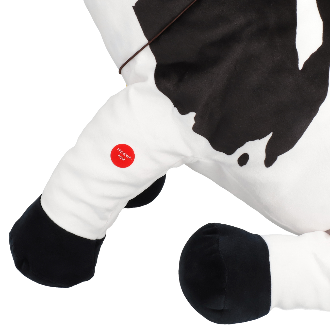 La Granja de Zenón Peluche Musical Abrazable de 70 cm Vaca Lola para 3 a 6 años