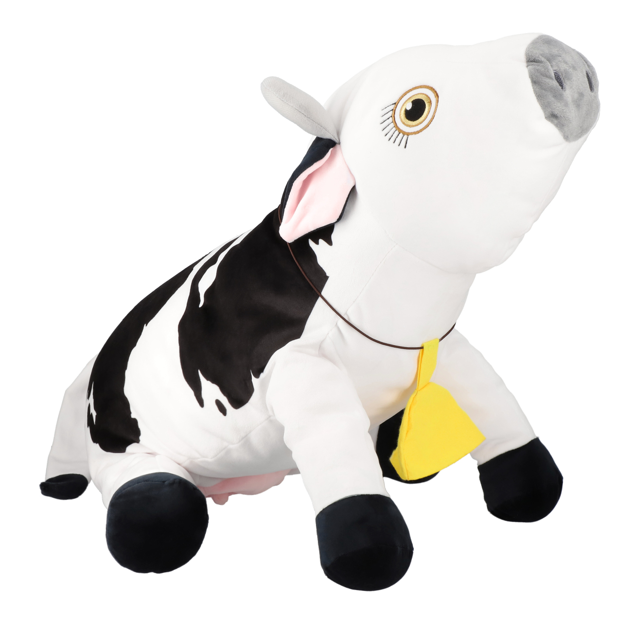 La Granja de Zenón Peluche Musical Abrazable de 70 cm Vaca Lola para 3 a 6 años