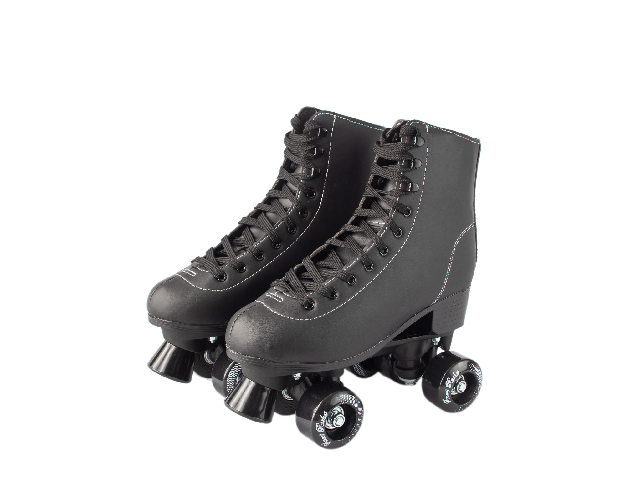 Patines quads talla 24 de diseño diamante negro