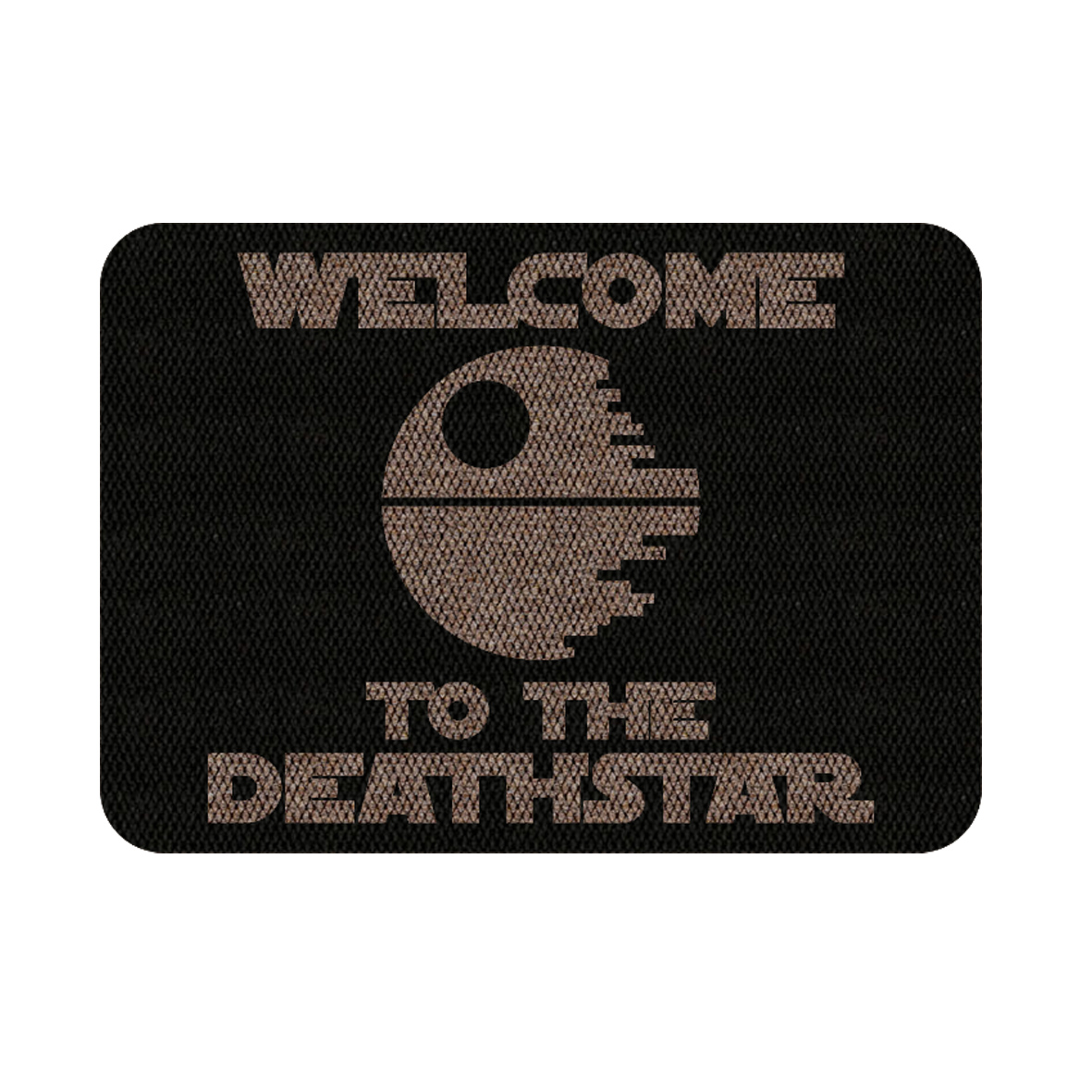 TAPETE DECORATIVO STAR WARS DISEÑO DEATH STAR DE 0.70X0.50 MTS BLACK