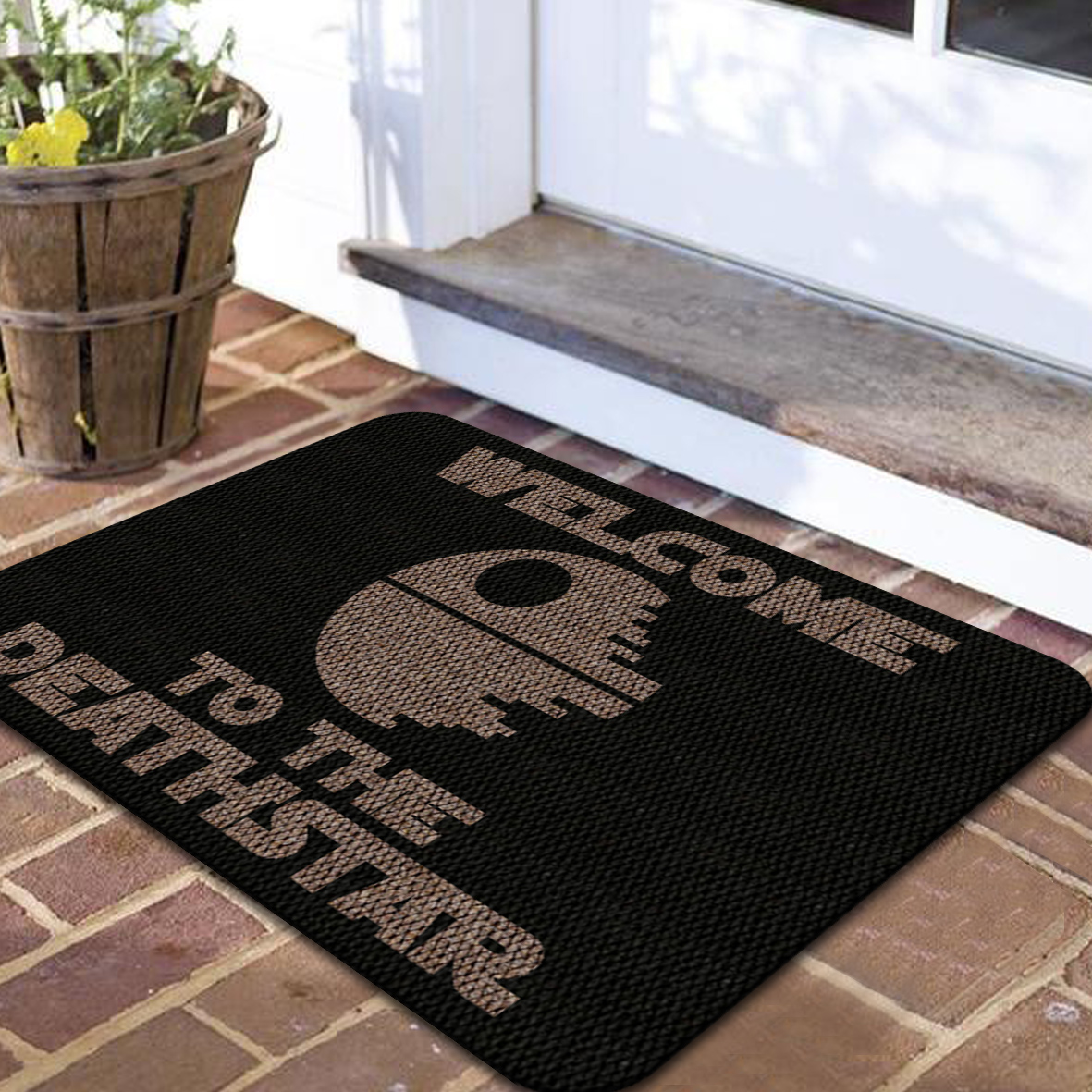 TAPETE DECORATIVO STAR WARS DISEÑO DEATH STAR DE 0.70X0.50 MTS BLACK