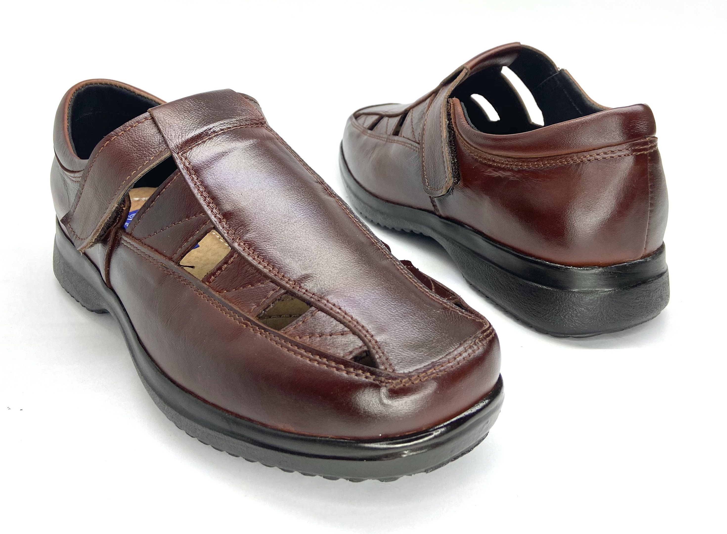 Huarache De Piel De Borrego Para Caballero Pie Diabetico