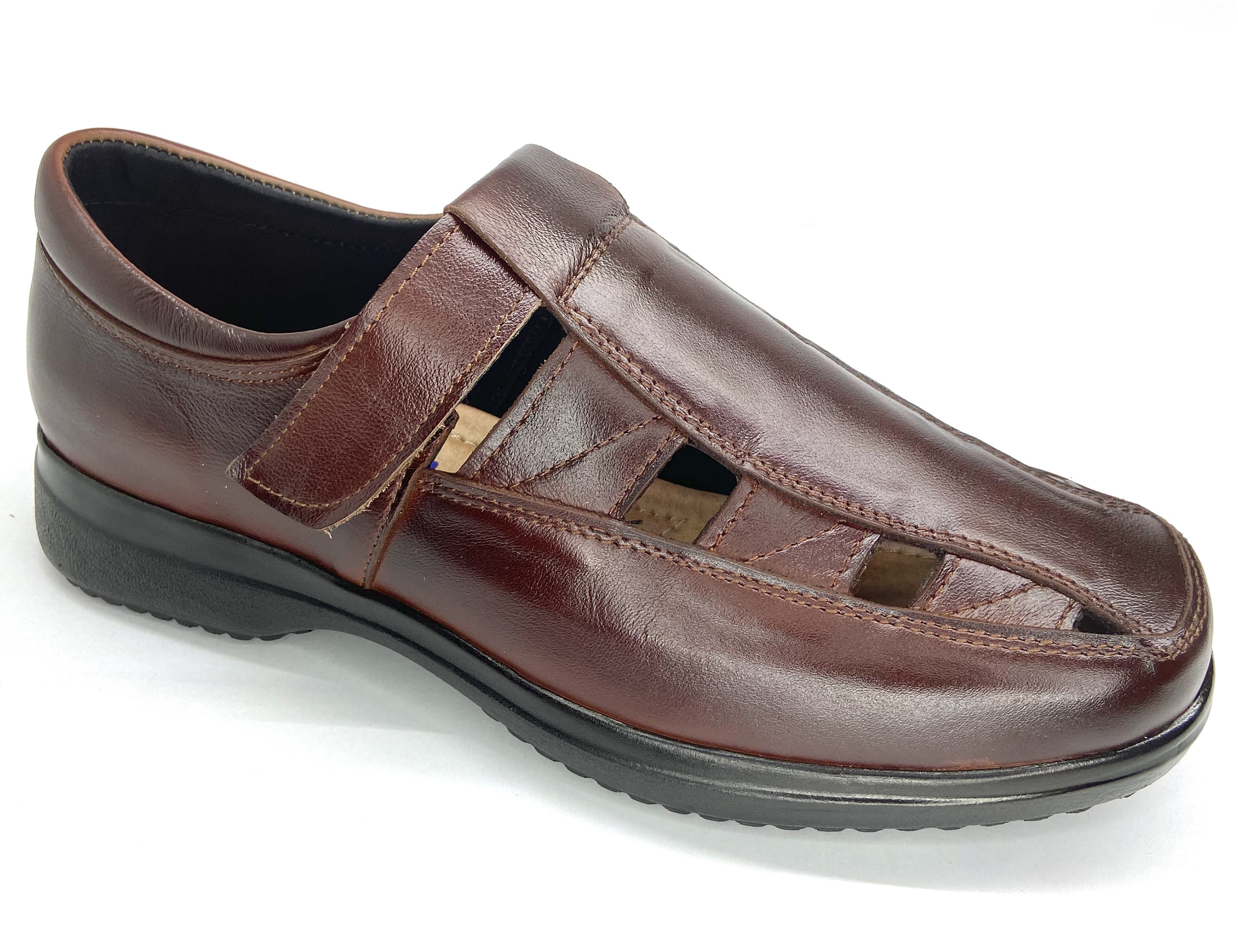 Huarache De Piel De Borrego Para Caballero Pie Diabetico