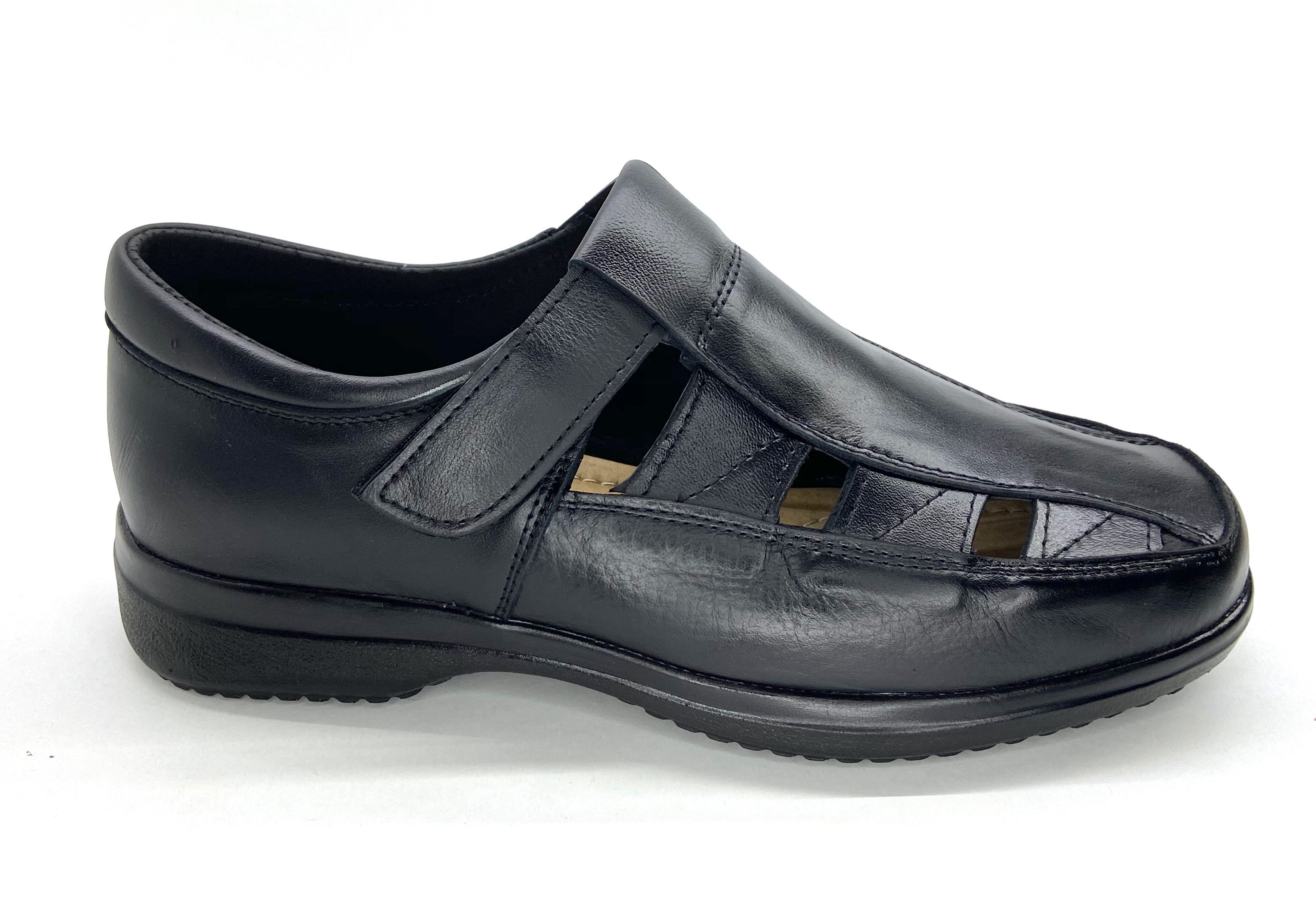 Huarache De Piel De Borrego Para Caballero Pie Diabetico