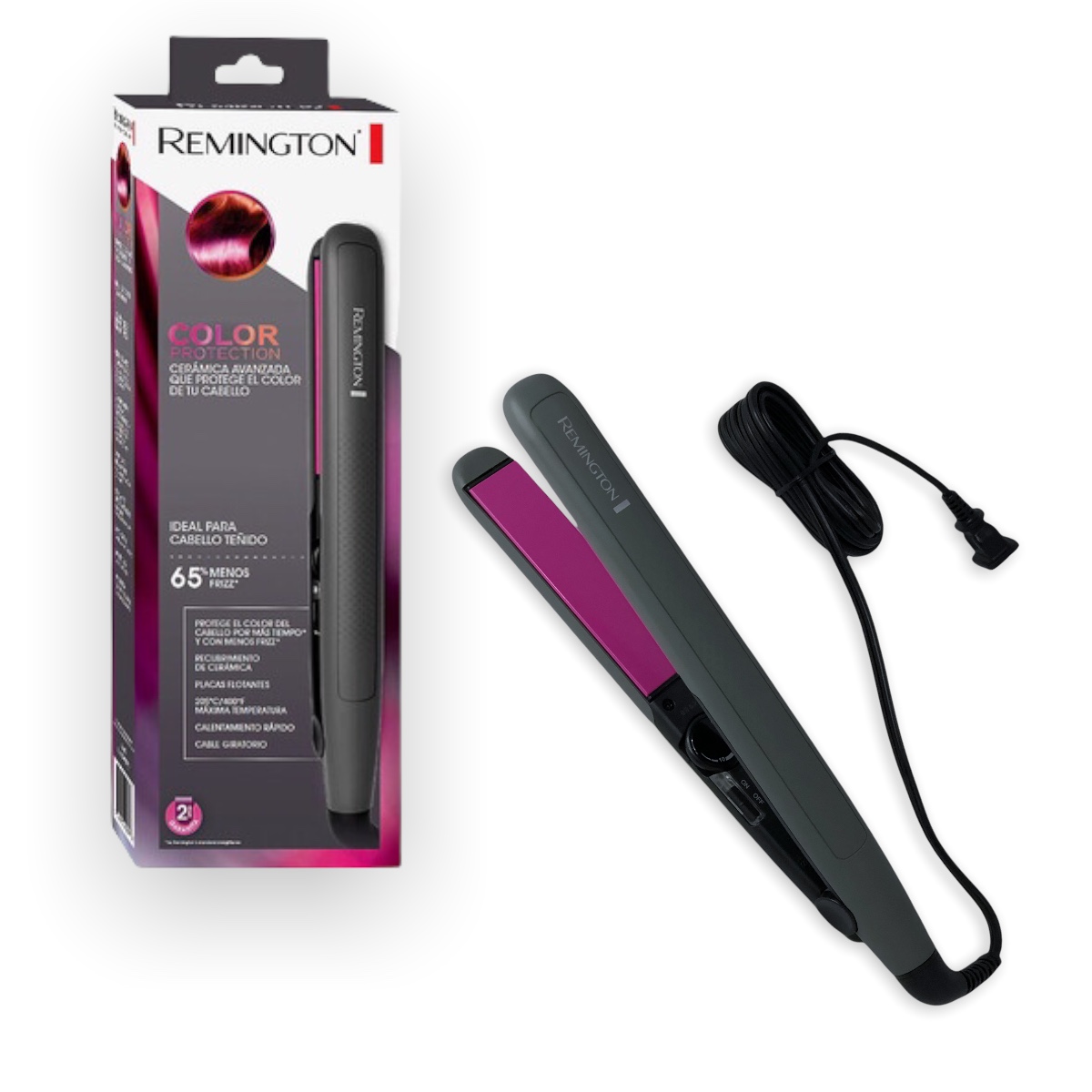 Plancha De Cabello Remington Color Protection S6300 120 V
