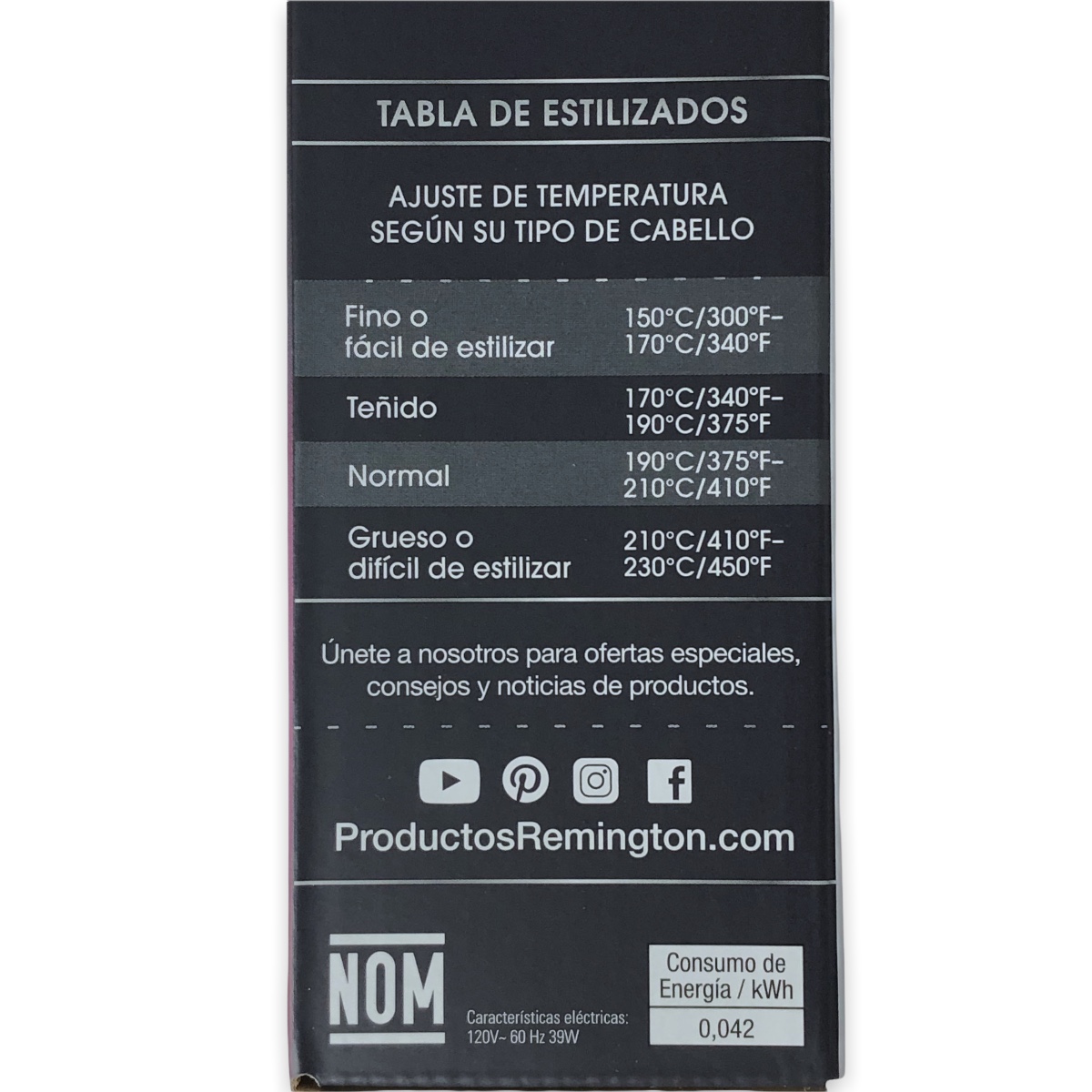 Plancha De Cabello Remington Color Protection S6300 120 V
