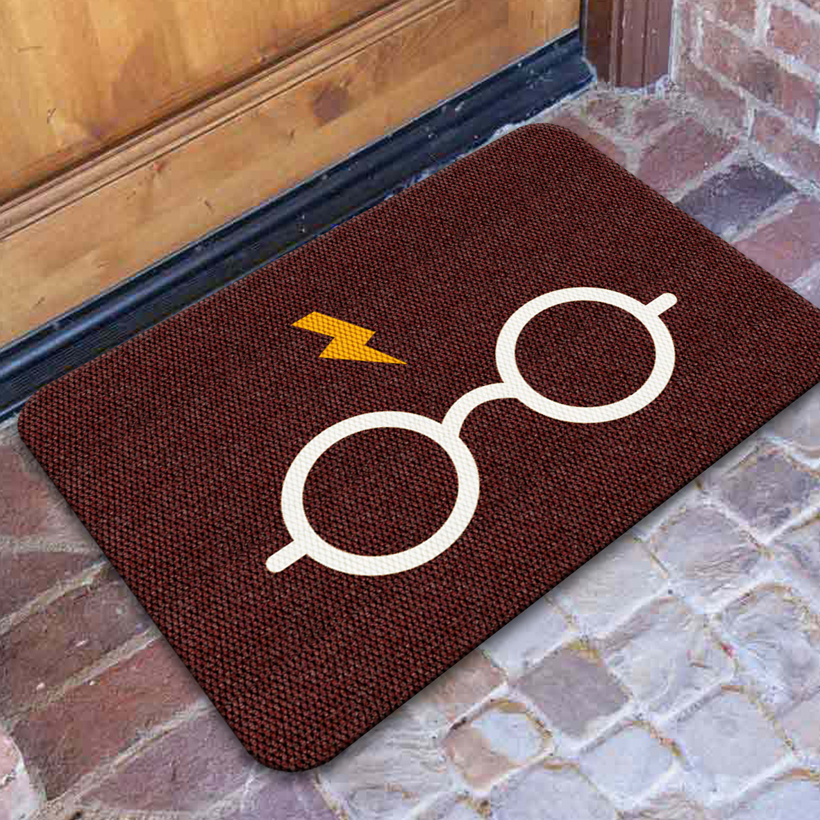 TAPETE DECORATIVO ELITEMAT DISEÑO HARRY POTTER DE 0.70X0.50 MTS WHITE