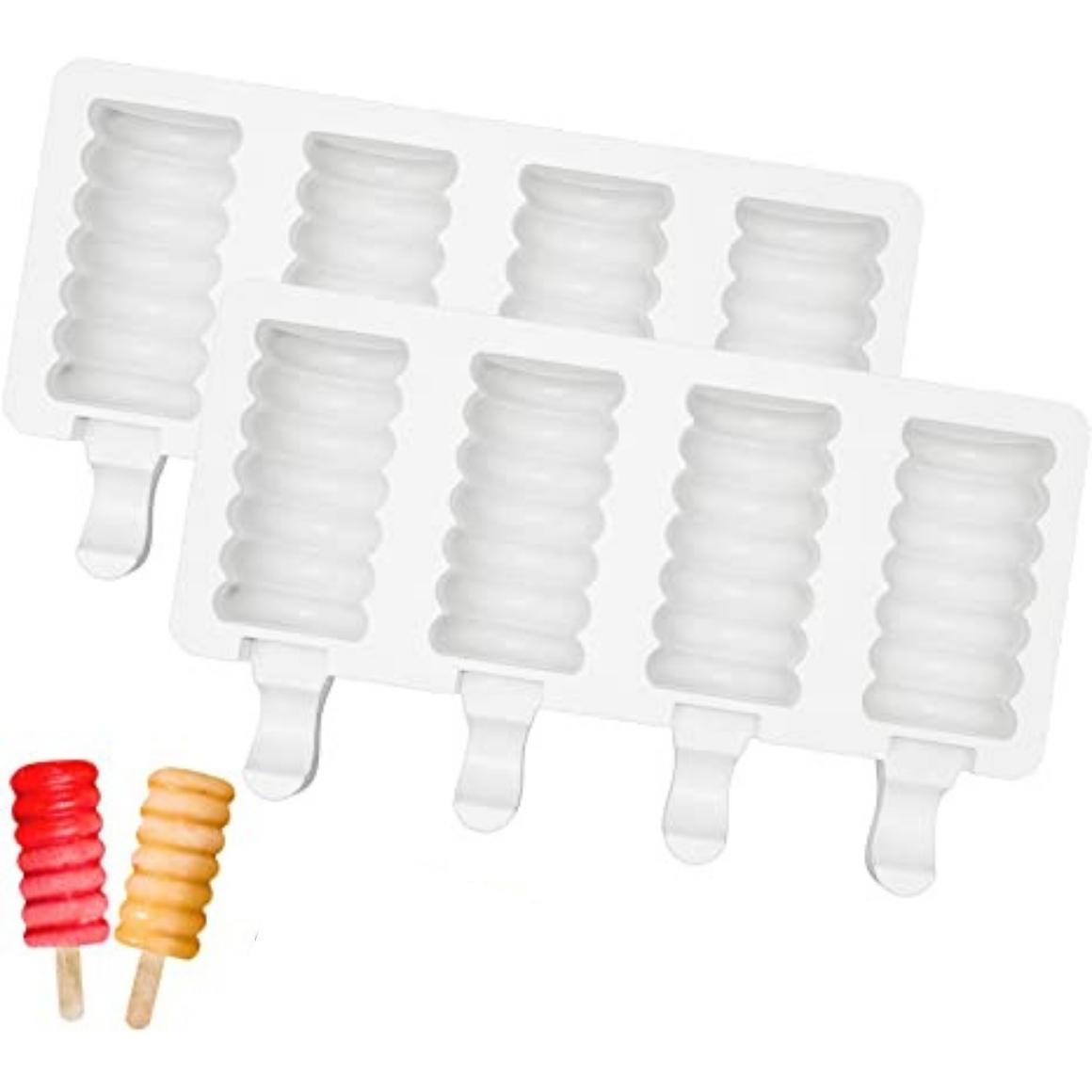 Molde De Silicon Forma Espiral Para Repostería Paleta De Hielo Helado