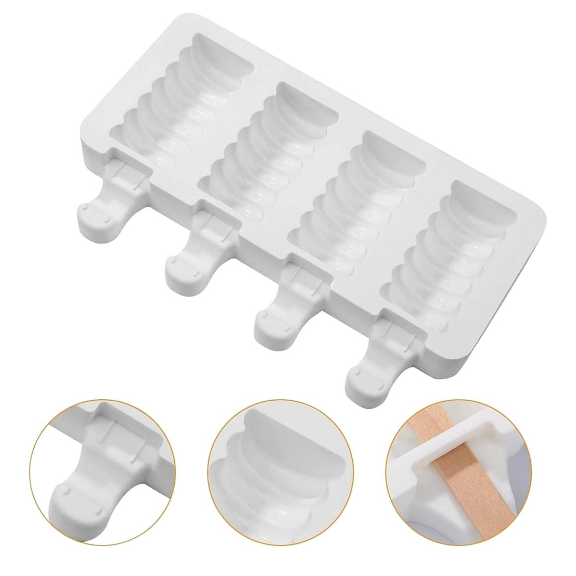 Molde De Silicon Forma Espiral Para Repostería Paleta De Hielo Helado