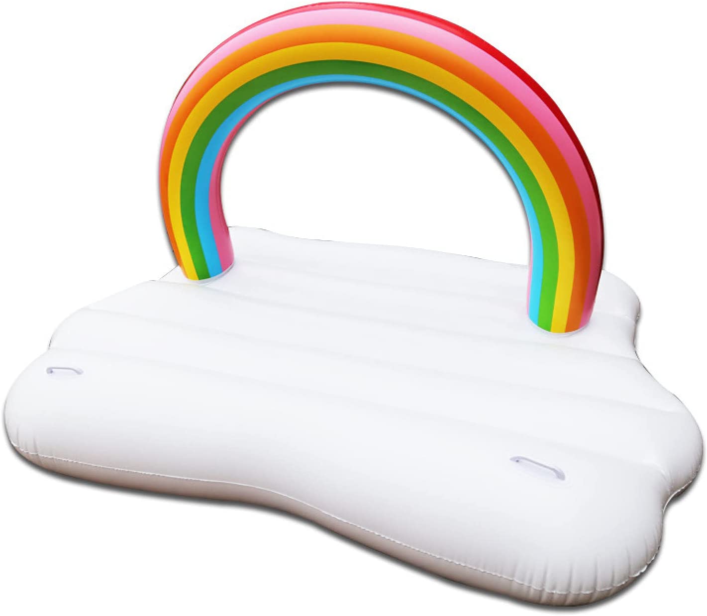 Arcoíris Flotador Inflable Salvavidas Gigante Para Alberca 245 x 130 x 120 cm