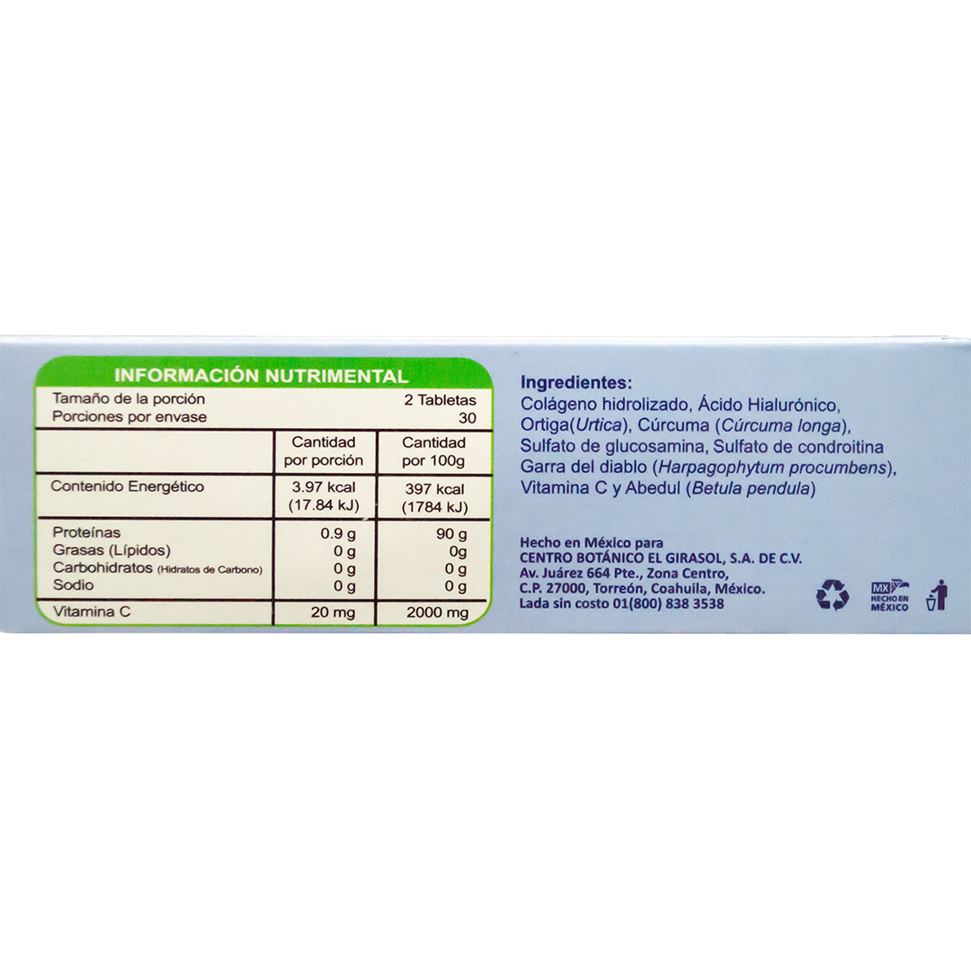 COLAGENO HIALURONICO 60 TABS ZEN NATURA