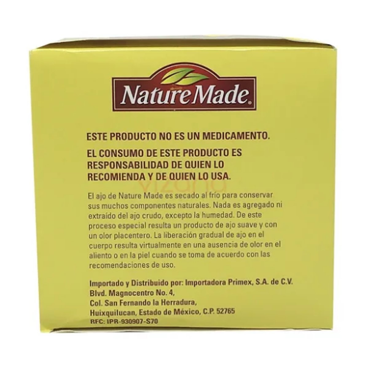 Ajo Sin Olor 300 Tabletas Nature Made Concentrado