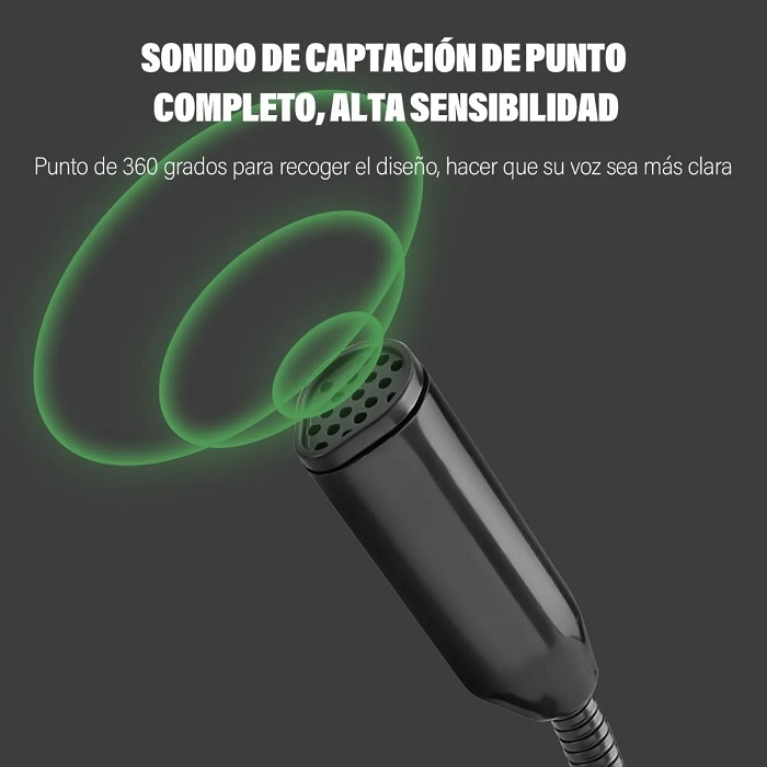 Micrófono Unidireccional Usb Y Aislador De Ruido