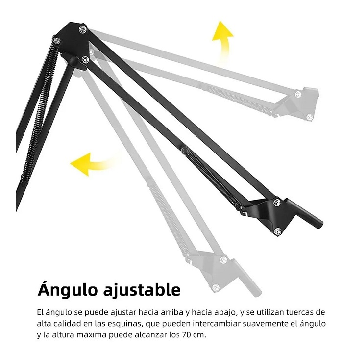 Microfono Condensador, Difusión De Youtube Gaming Azul con Negro