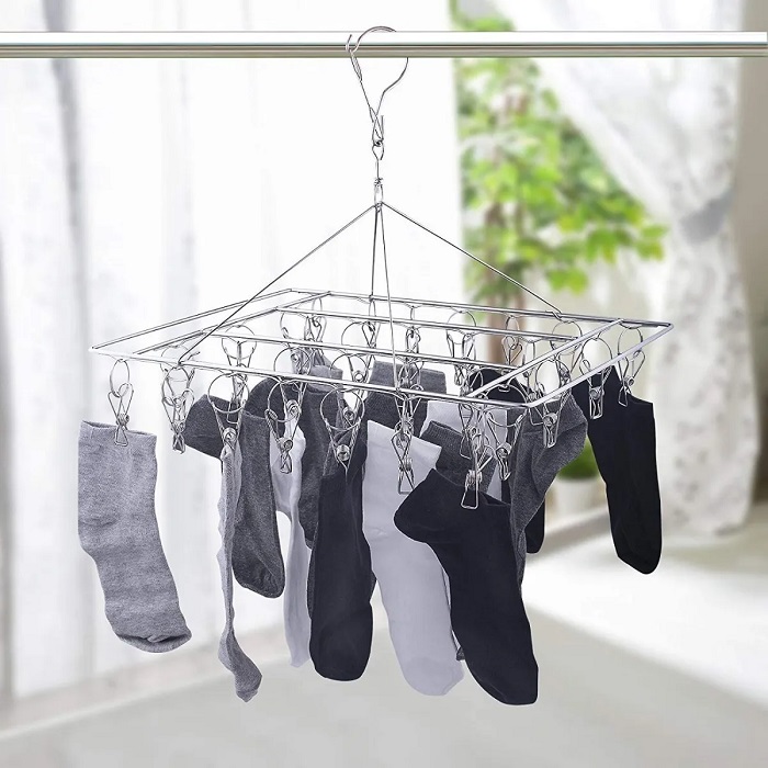 30 Pinzas De Ropa Metal tendedero De Acero Inoxidable