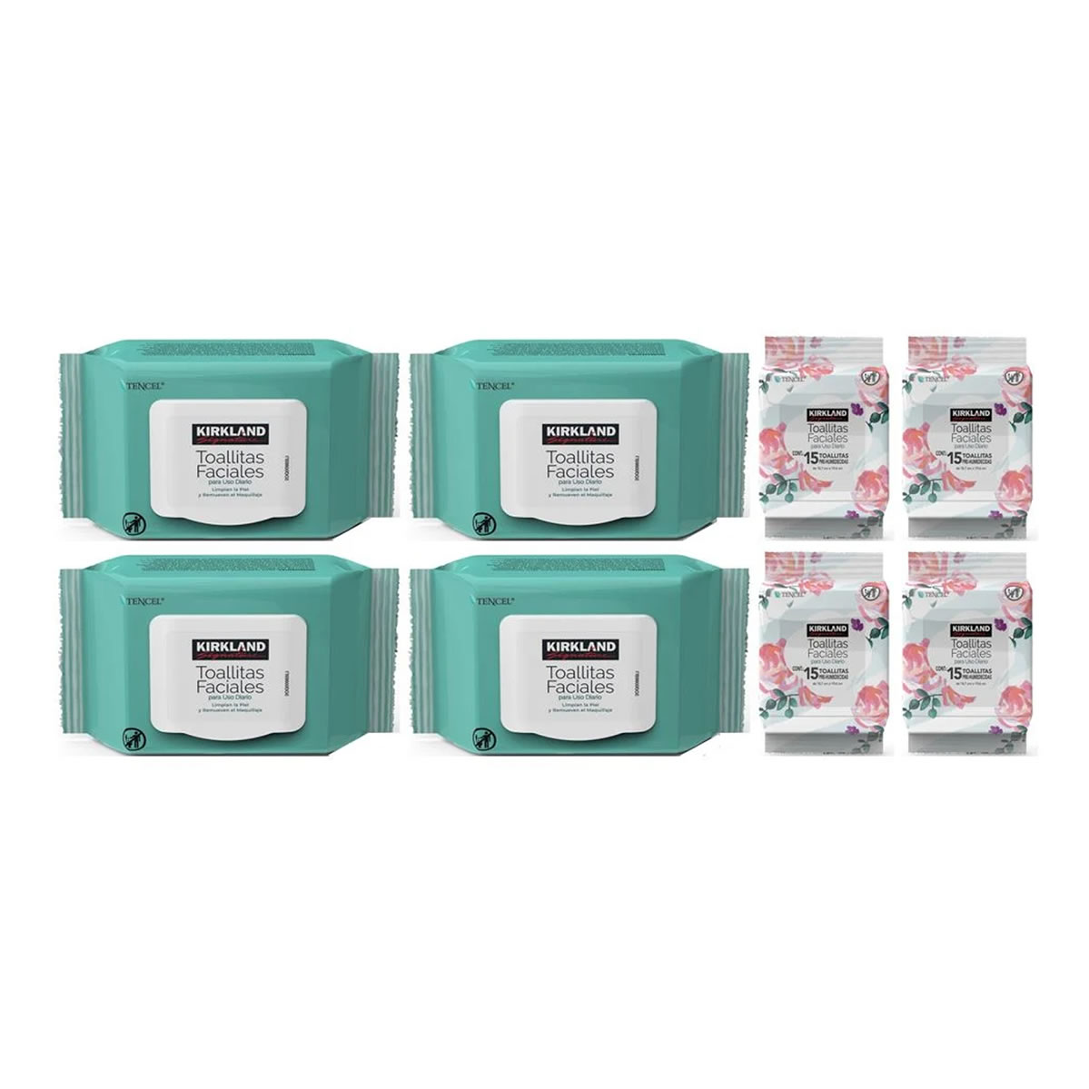 Kirkland Signature Toallitas Faciales 180 pzas