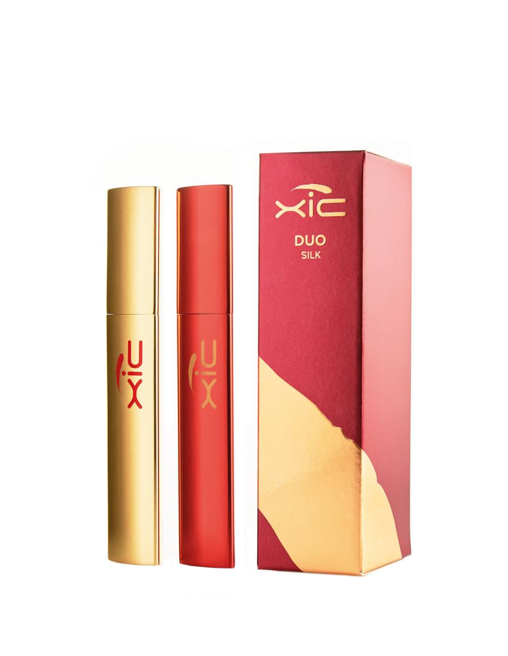 Tratamiento en Suero para Crecimiento de Pestañas y Cejas más Mascara de Pestañas Waterproof . Contiene Microfibras para Pestañas 4D, más Largas y Voluminosas. XiC Duo Silk