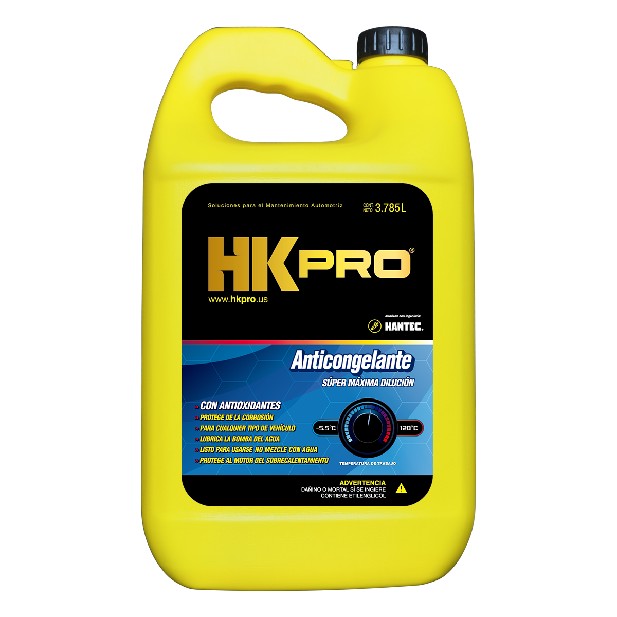 Anticongelante Verde HK Pro 3.785 L