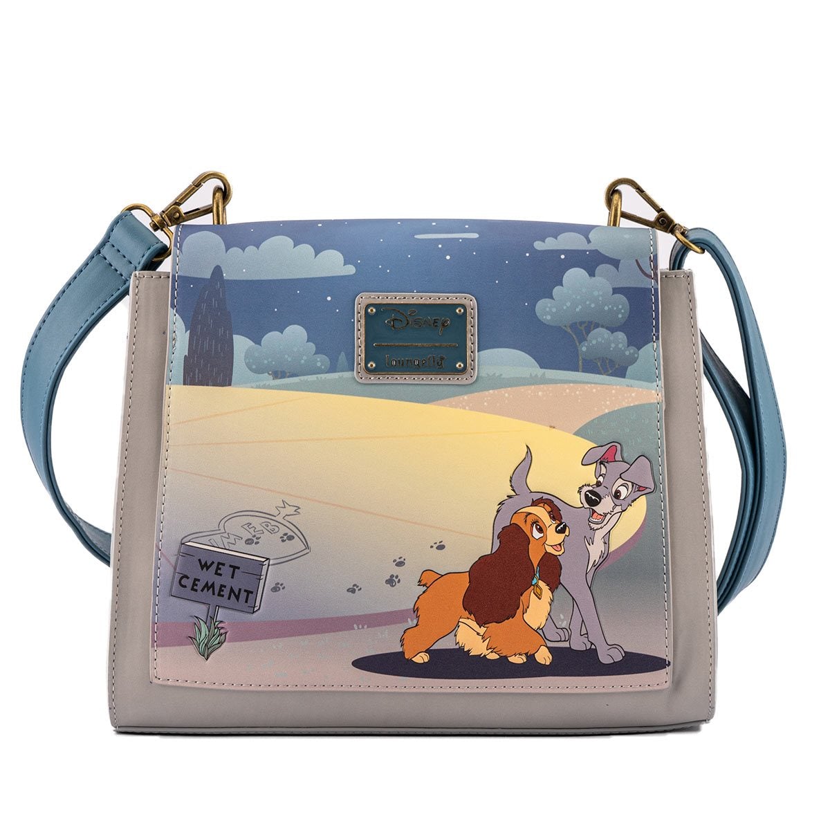 Loungefly X Disney: La Dama y El Vagabundo Bolso Cruzado