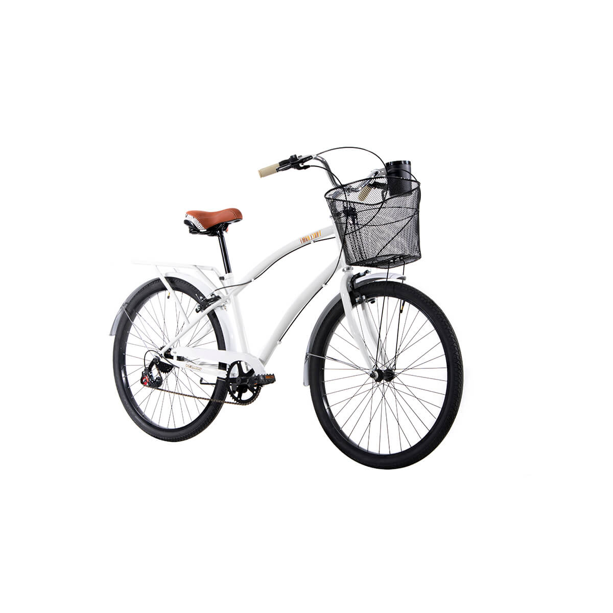 Bicicleta Veloci Winbledom City Rodada 26 Blanco Urbana
