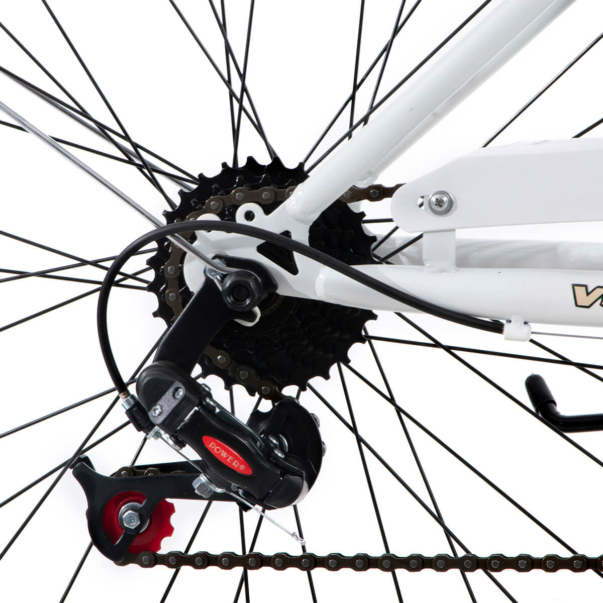 Bicicleta Veloci Winbledom City Rodada 26 Blanco Urbana