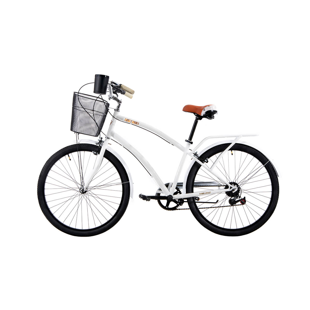 Bicicleta Veloci Winbledom City Rodada 26 Blanco Urbana
