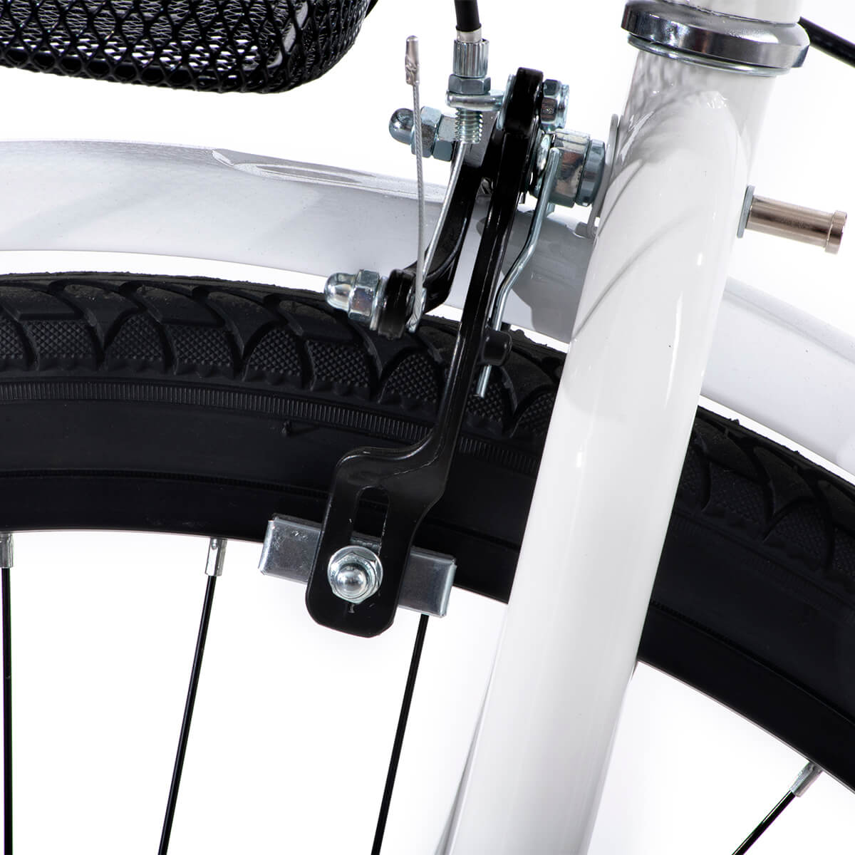 Bicicleta Veloci Winbledom City Rodada 26 Blanco Urbana