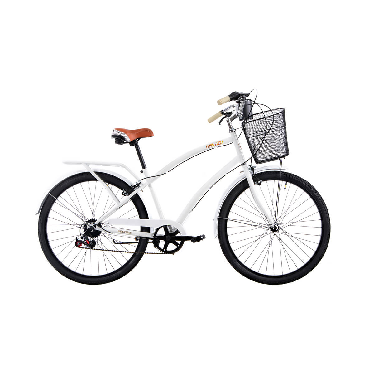 Bicicleta Veloci Winbledom City Rodada 26 Blanco Urbana
