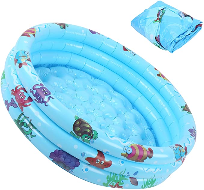 PISCINA CON 3 ANILLOS 120CM