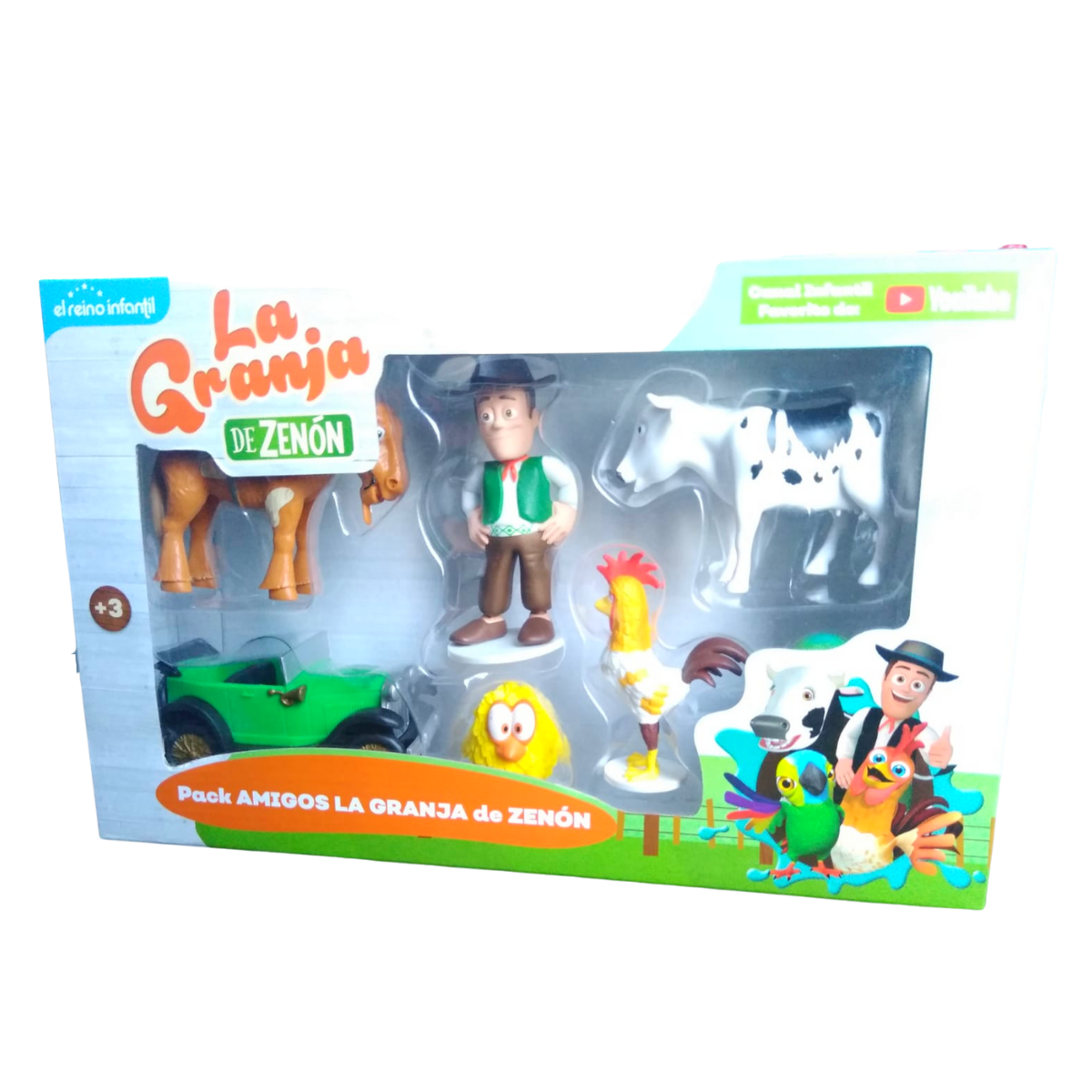 7 Figuras Coleccionables Surtidas Caja De La Granja De Zenón