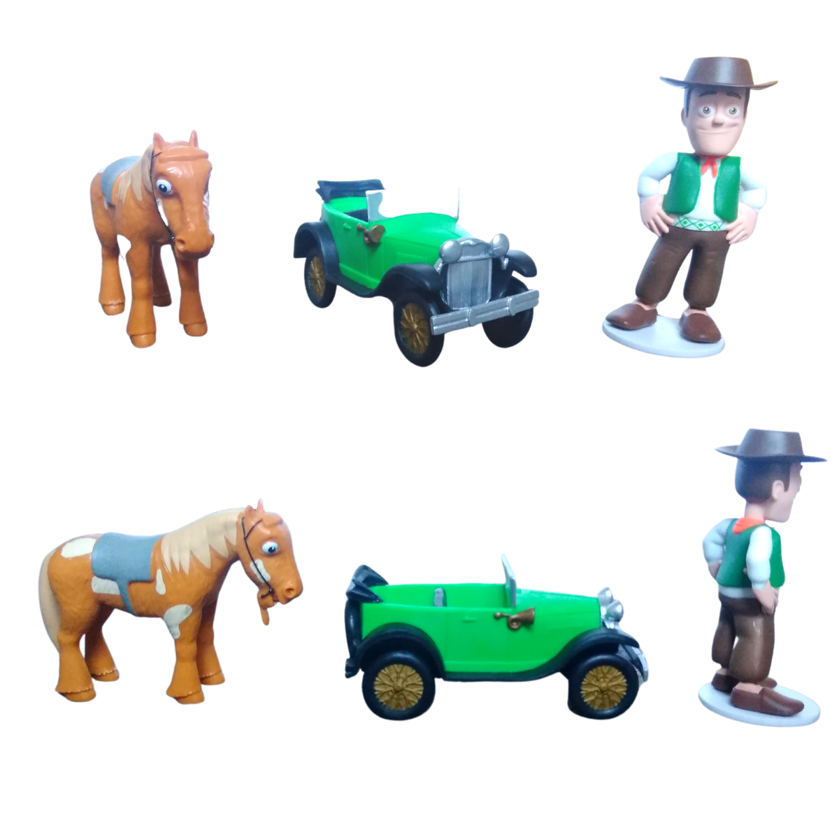 7 Figuras Coleccionables Surtidas Caja De La Granja De Zenón
