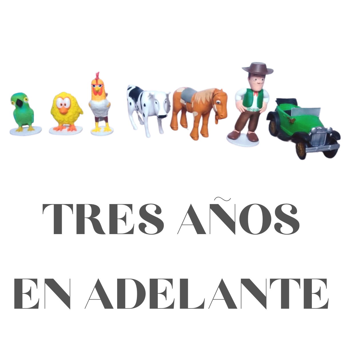 7 Figuras Coleccionables Surtidas Caja De La Granja De Zenón
