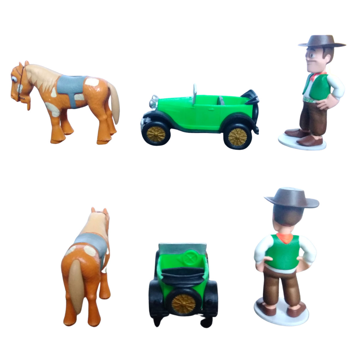 7 Figuras Coleccionables Surtidas Caja De La Granja De Zenón