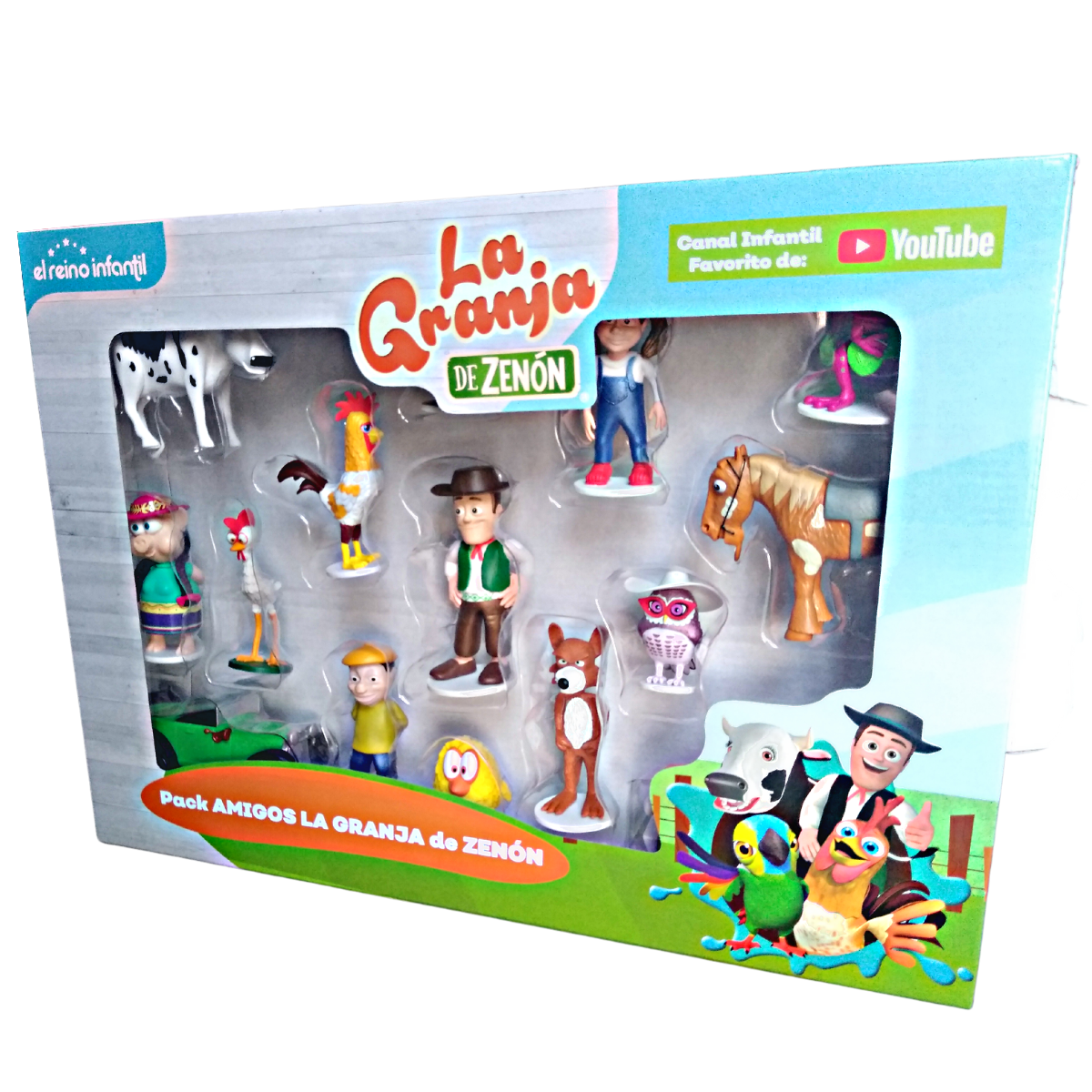 15 Figuras Coleccionables Caja Surtida De La Granja De Zenón