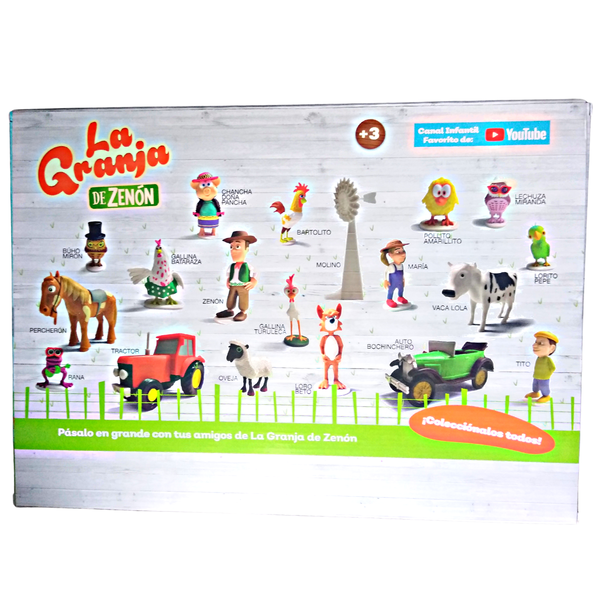 15 Figuras Coleccionables Caja Surtida De La Granja De Zenón