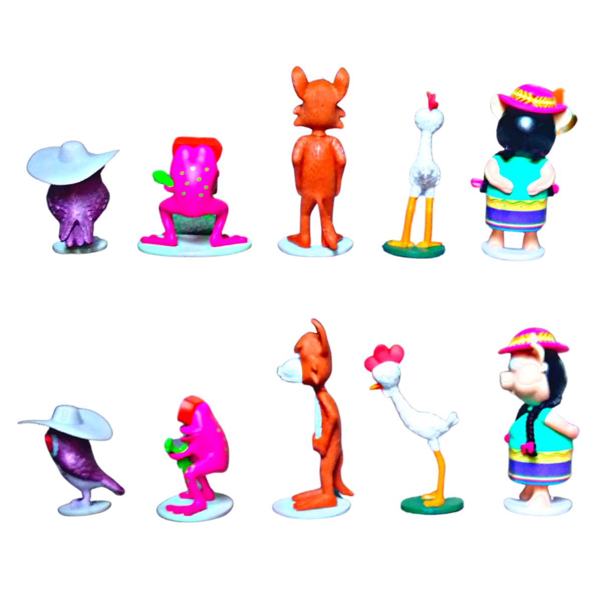 15 Figuras Coleccionables Caja Surtida De La Granja De Zenón