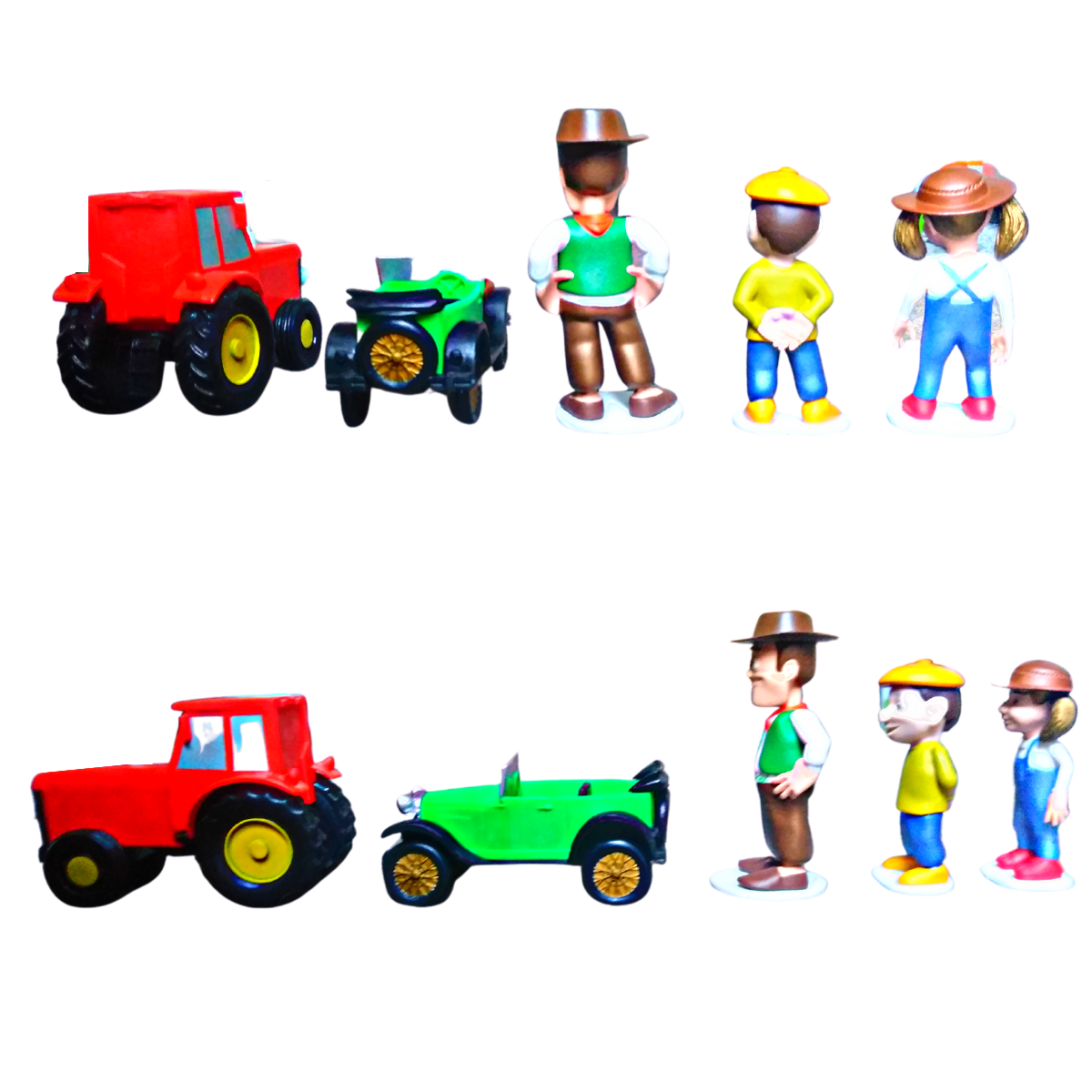 15 Figuras Coleccionables Caja Surtida De La Granja De Zenón