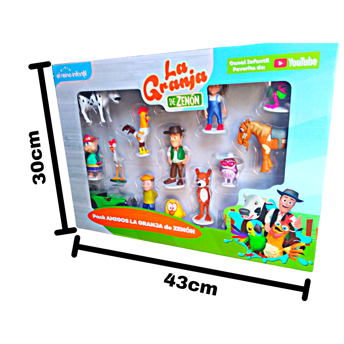 15 Figuras Coleccionables Caja Surtida De La Granja De Zenón