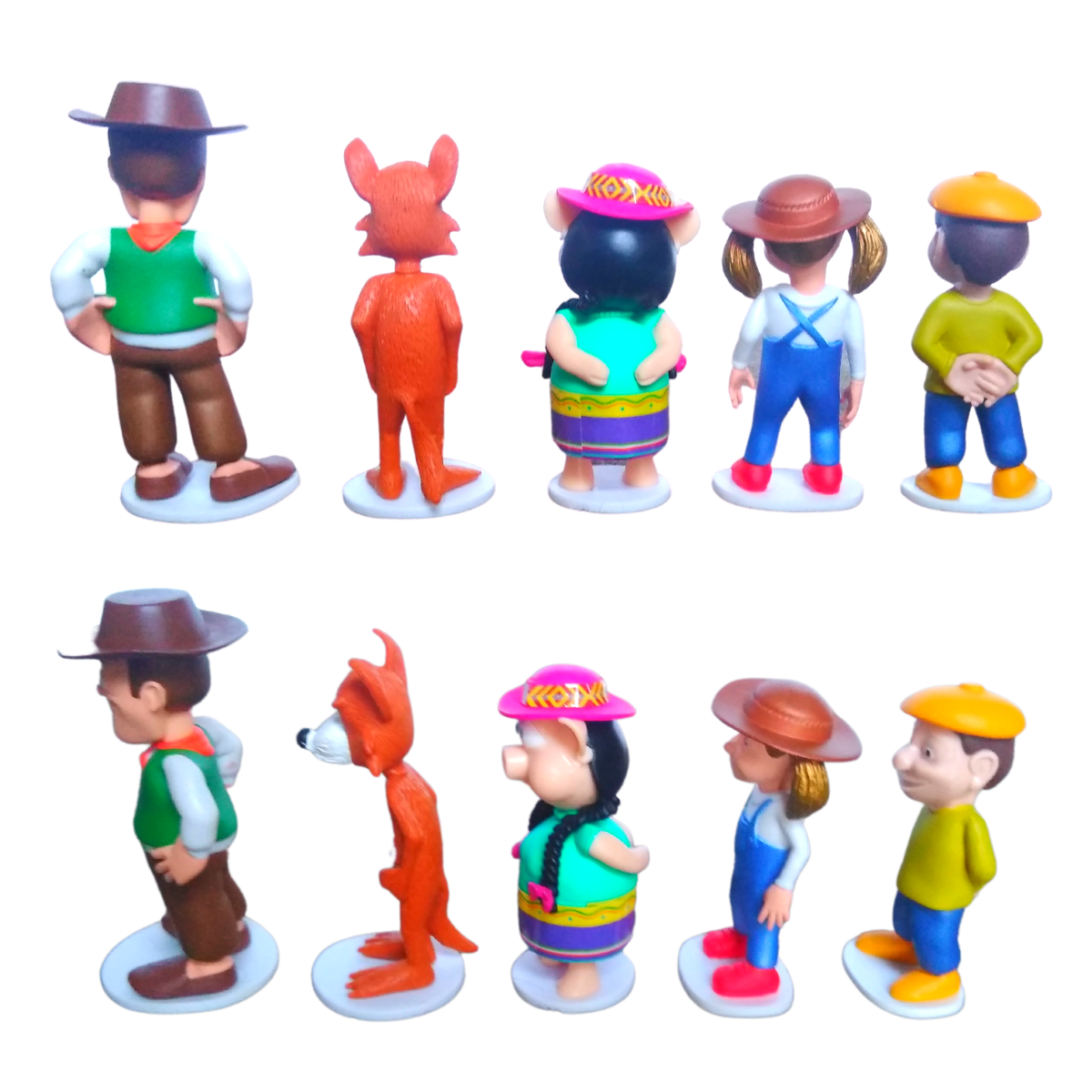 o 20 Figuras Coleccionables Maleta De Metal La Granja De Zenón