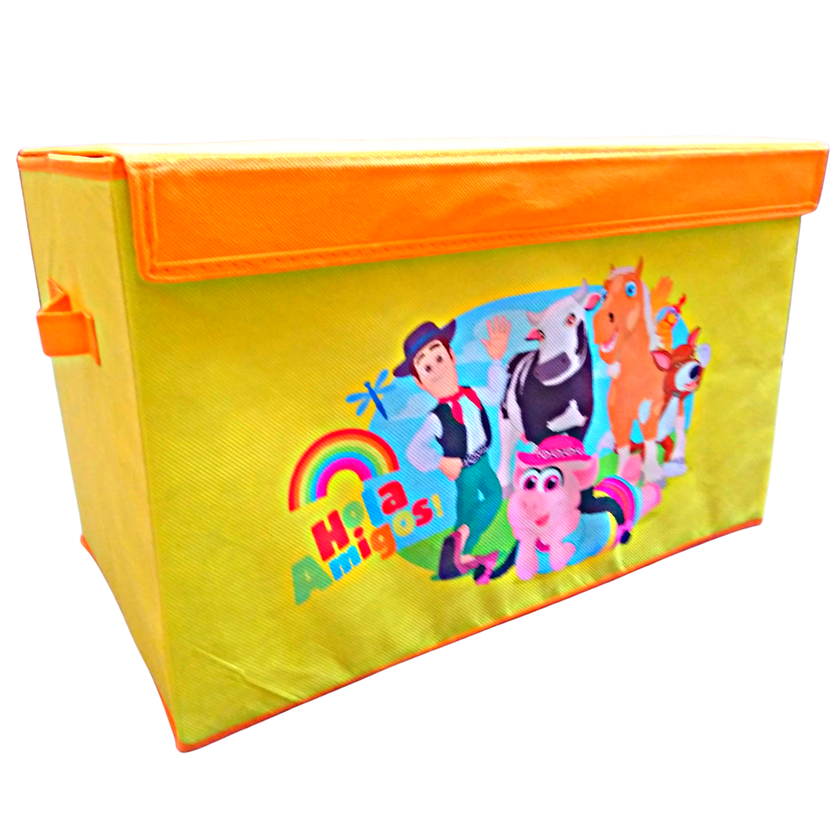 Baúl Contenedor Con Tapa Bisagra La Granja De Zenón 49x30x30