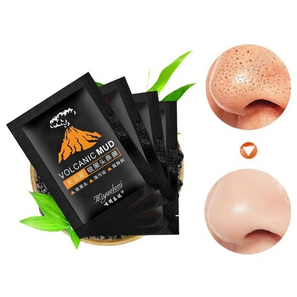 Mascarilla Para Puntos Negros Volcanica Mud 5 Pzs