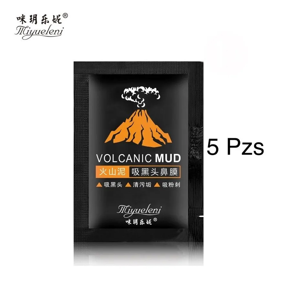 Mascarilla Para Puntos Negros Volcanica Mud 5 Pzs