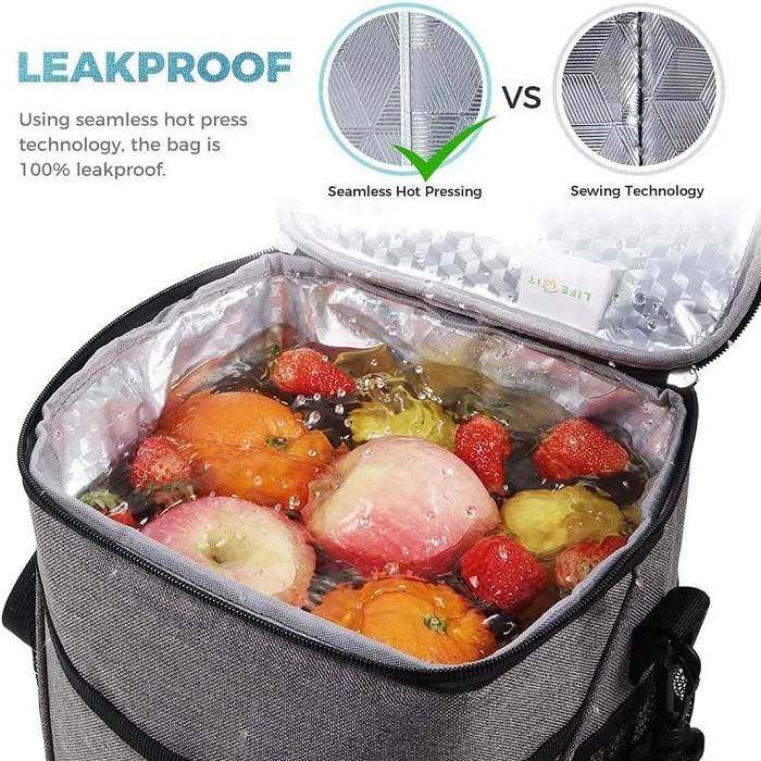 Bolsa Del Almuerzo Lonchera Gran Capacidad 9l