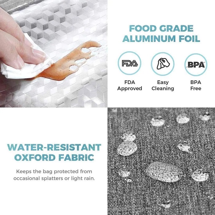 Bolsa Del Almuerzo Lonchera Gran Capacidad 9l