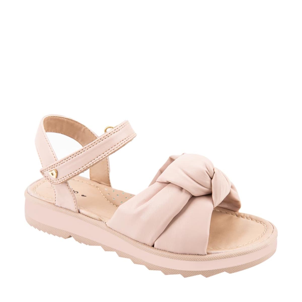Sandalias Casual Color Rosa Con Moño, Para Niña, Bambino 1033928