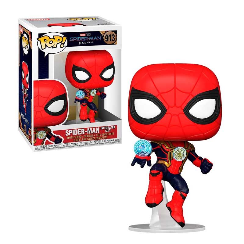 Funko Pop Spiderman Traje Integrado #913 No Way Home Original Marvel Disney