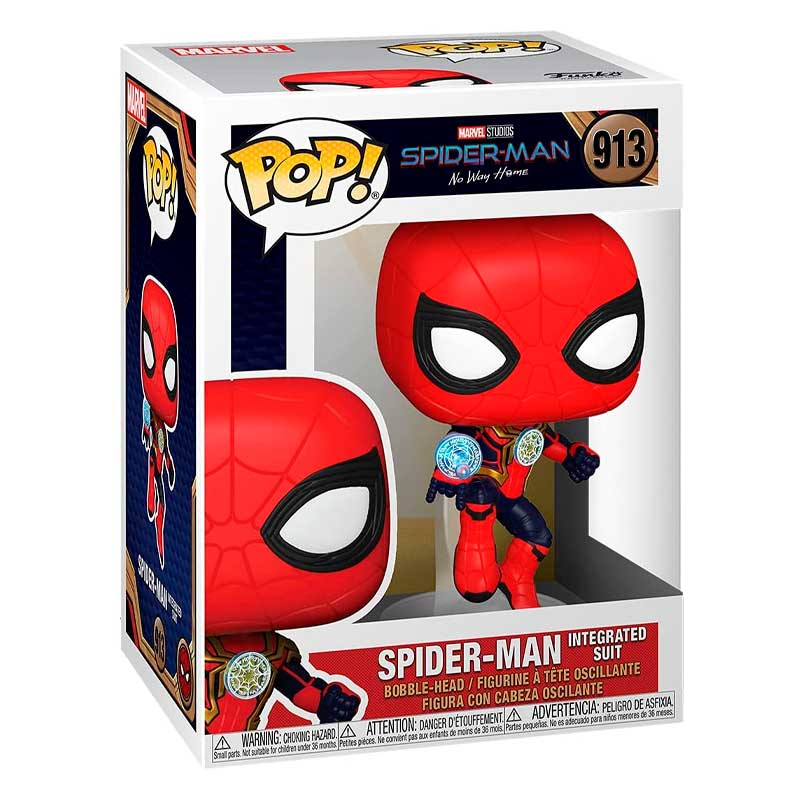 Funko Pop Spiderman Traje Integrado #913 No Way Home Original Marvel Disney