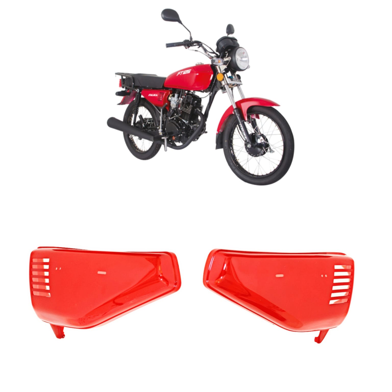 Tapas laterales para moto FT125