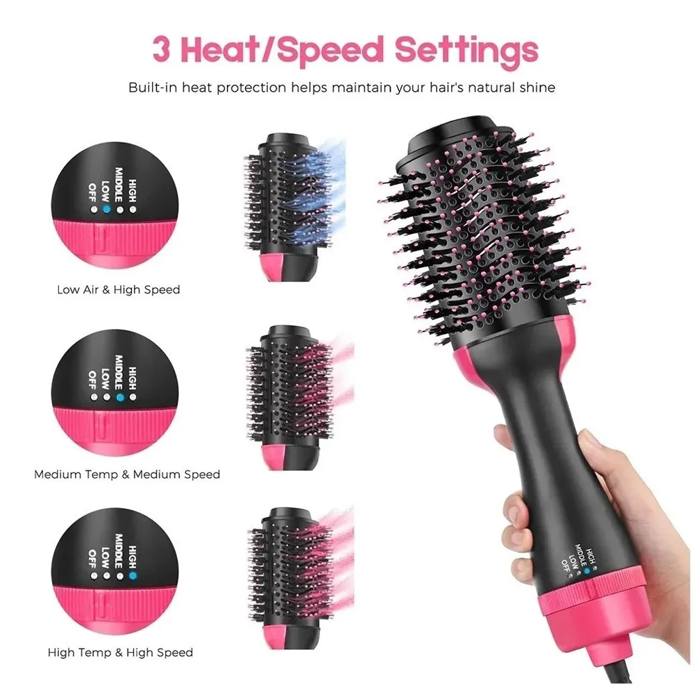 Set Cepillo Secador one stp 3 en 1 + Kativa Alisado Brasileño, Alaciado Por 10 Semanas, Muy Fácil