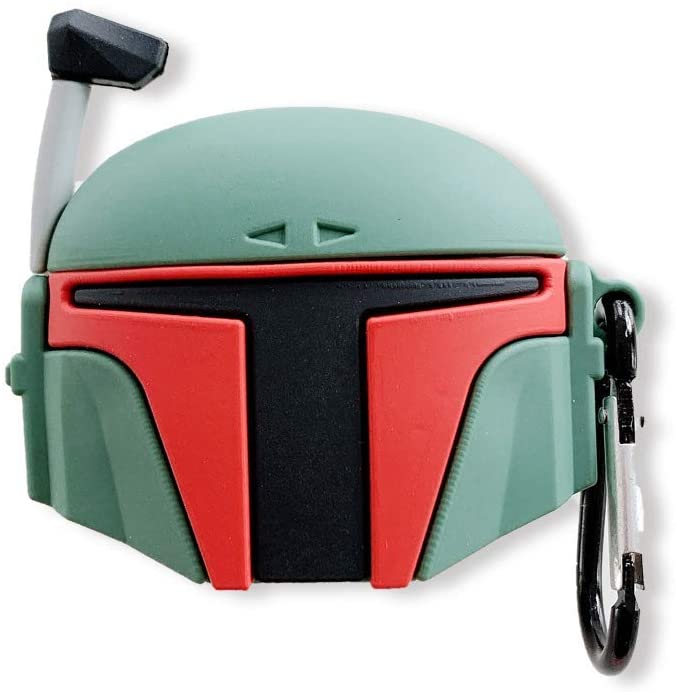 Funda Para AirPod 1 , 2 y AirPod Pro Case Protector de Airpods Diseño Star Wars Boba Fett